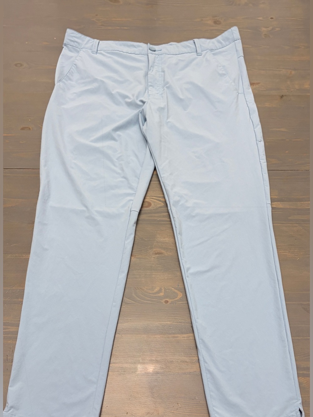 Oakley Mens Golf Pants Size 38 Baby Blue Regular Fit Performance Pants